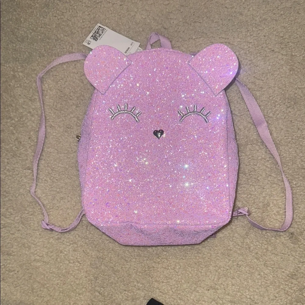H&M Sparkly Pink Kids Backpack